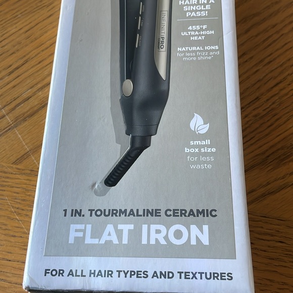 Infiniti Pro by Conair Tourmaline Ceramic Flat Iron 1-inch NEW NIB - Picture 5 of 6